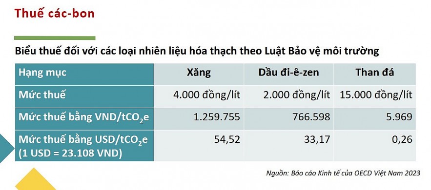 Áp thuế để giảm nhẹ tác động của cơ chế điều chỉnh biên giới các-bon