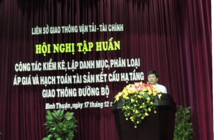 Tỉnh Bình Thuận tổ chức Hội nghị tập huấn chính sách quản lý tài sản kết cấu hạ tầng giao thông đường bộ
