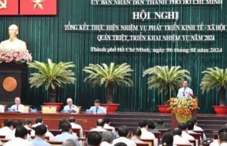 TP. Hồ Chí Minh phấn đấu đạt mục tiêu tăng trưởng 7,5-8% trong năm 2024
