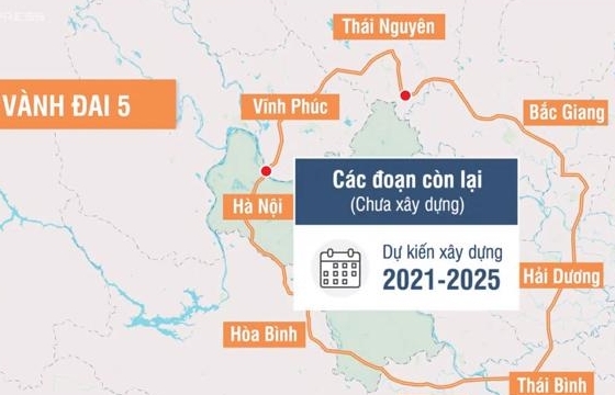 Bắc Giang đề nghị hỗ trợ 1.330 tỷ đồng đầu tư vành đai 5 dài hơn 51km
