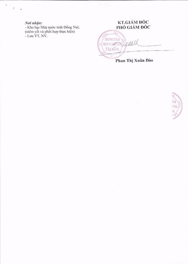 Trung tâm Dịch vụ bán đấu giá tài sản tỉnh Đồng Nai đấu giá tài sản Trung tâm Dịch vụ bán đấu giá tài sản tỉnh Đồng Nai đấu giá tài sản