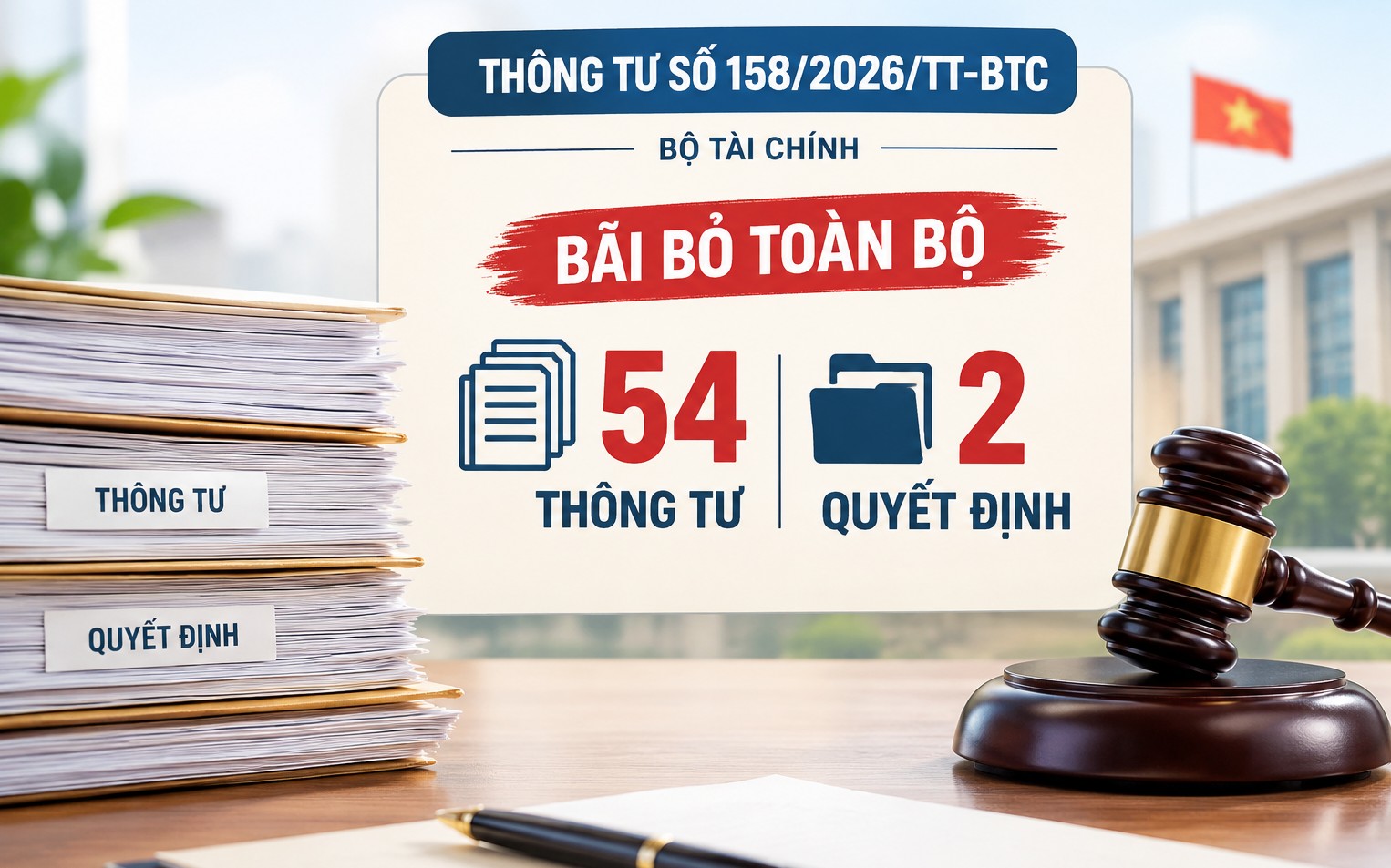 Bộ Tài chính bãi bỏ một số văn bản quy phạm pháp luật