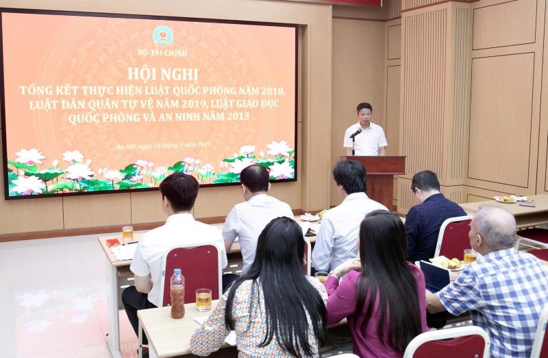 Bộ Tài chính tổng kết thực hiện 3 luật quốc phòng trước yêu cầu mới