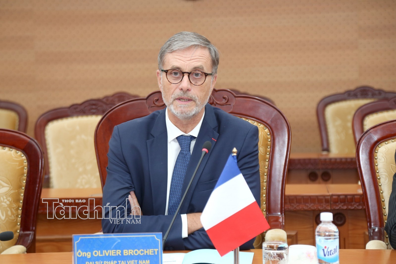 Bộ trưởng Ngô Văn Tuấn tiếp Đại sứ Pháp Olivier Brochet chào từ biệt kết thúc nhiệm kỳ Bộ trưởng Ngô Văn Tuấn tiếp Đại sứ Pháp Olivier Brochet chào từ biệt kết thúc nhiệm kỳ