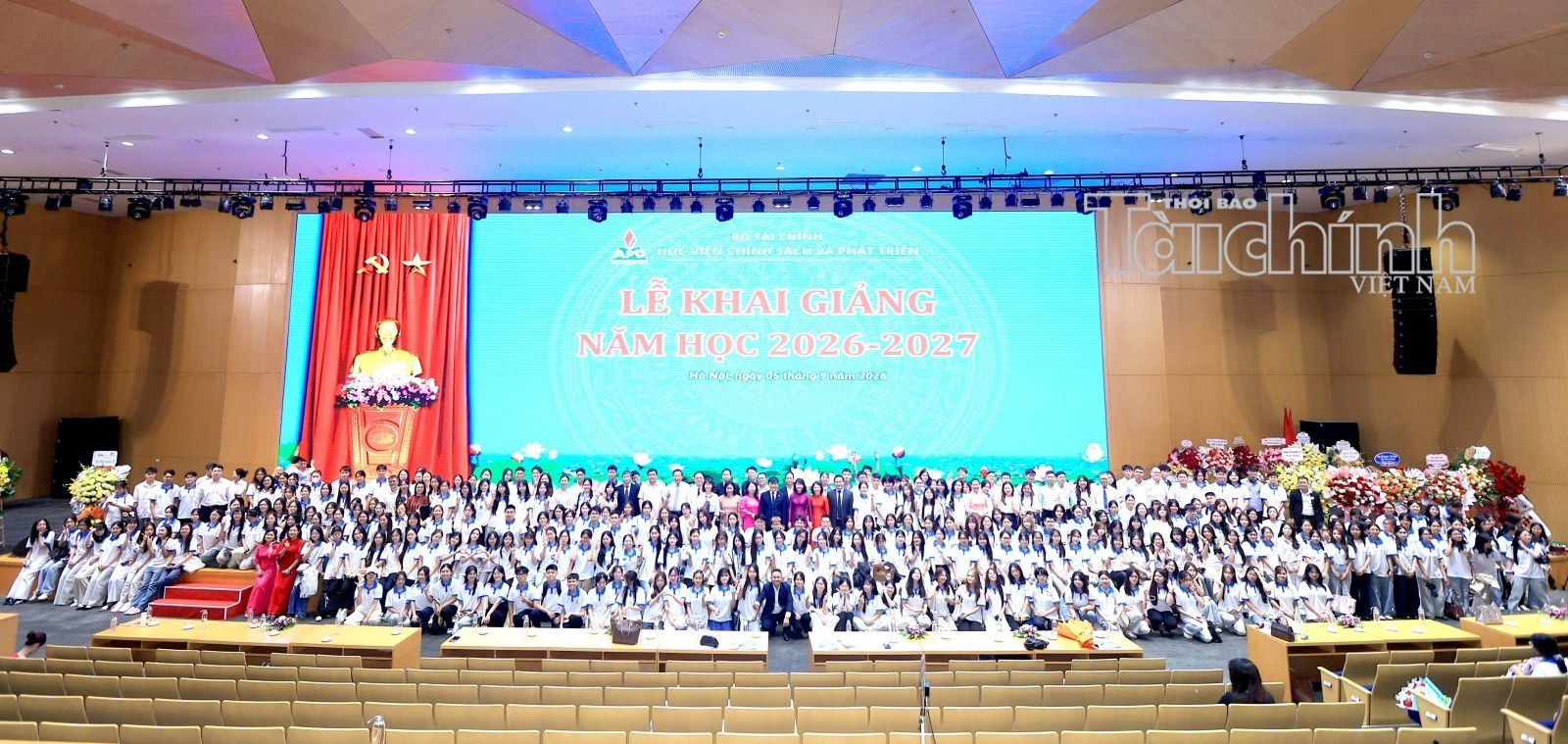 Học viện Chính sách và Phát triển khai giảng năm học 2026 - 2027