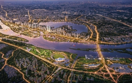 Mở không gian phát triển mới bên sông Hồng