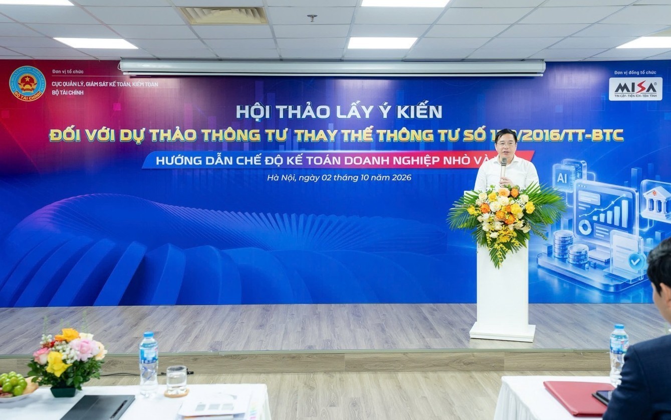 Sửa đổi toàn diện chế độ kế toán doanh nghiệp nhỏ và vừa: Đơn giản hóa tối đa, sẵn sàng cho chuyển đổi số